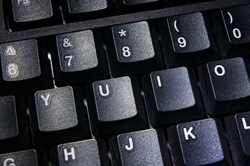 computer keyboard close-up