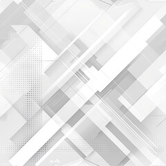 Abstract grey and white tech geometric corporate design background --tile 