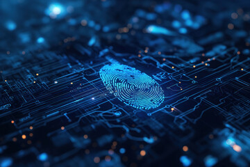 Cyber security system with fingerprint authentication for smart protection AI Generation