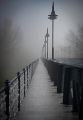 Obraz premium Paseo en la niebla