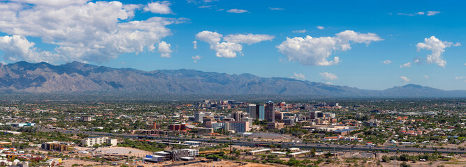 Downtown Skyline Aerial View of Phoenix on a Sunny Day - Captivating 4K Ultra HD Cityscape