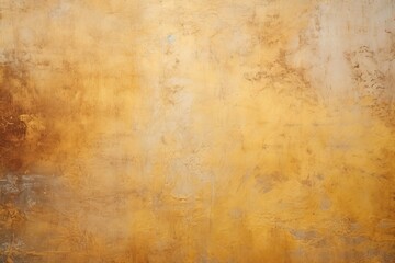 Textured abstract background with worn vintage grunge texture in gold, brown colors, worn paint strokes. 