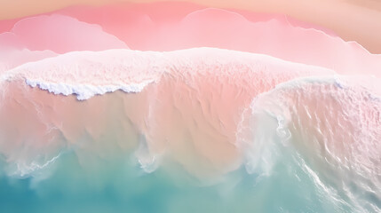 Panoramic natural landscape of beautiful beach