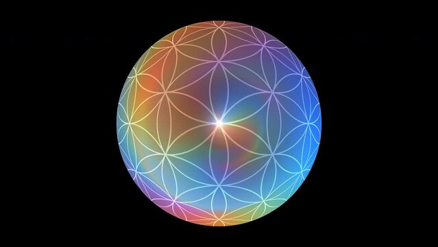 Flower Of Life Sphere On Alpha Loop