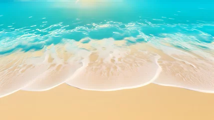 Poster Panoramic natural landscape of beautiful beach © feng