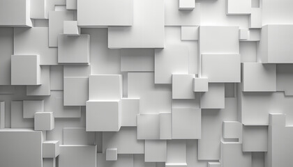 white abstract geometrical background