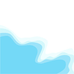 Beach view with waves