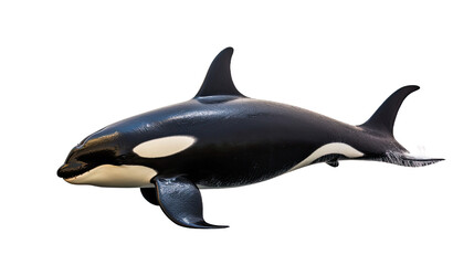 Orca isolated on a transparent background