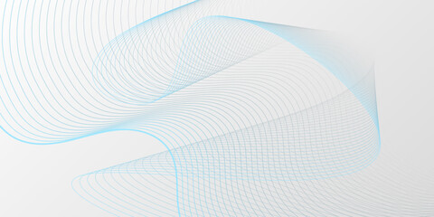 Abstract wavy line background, dynamic sound wave, wavy pattern, stylish line art and wave swirl banner background