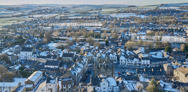 Rooftop View of Settle, Yorkshire Dales