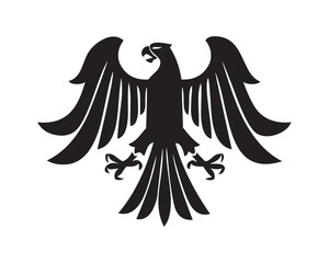 This is a vector eagle with various shapes and styles. Very suitable for use as a logo, background and additional element on a poster. Made in black, of course the color can be changed.