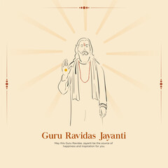 Spiritual Reverence On Guru Ravidas Jayanti, we commemorate the birth of the esteemed saint and social reformer. May his teachings of love and equality illuminate our paths, fostering compassion 