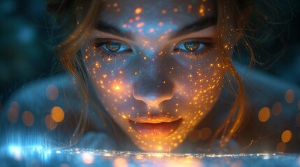 Ignite creativity by experimenting with a hologram photo effect, turning your ordinary photos into captivating, futuristic visual experiences.