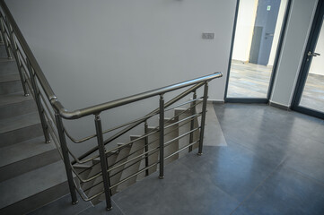 railings on stairs in a residential building 1