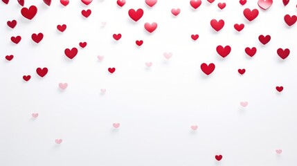 Fototapeta na wymiar valentine's day concept art heart and love, ai