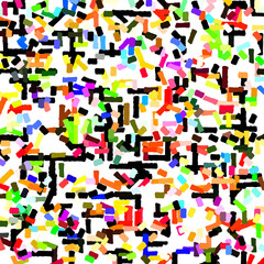 Impressionistic Modern Art Dabs of Color