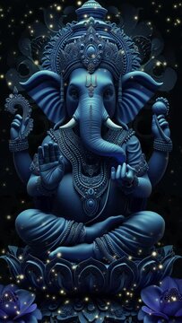 Lord Ganesha animation mobile wallpaper
