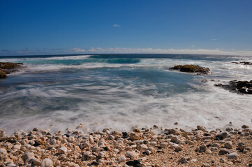 beach and sea of hawaii