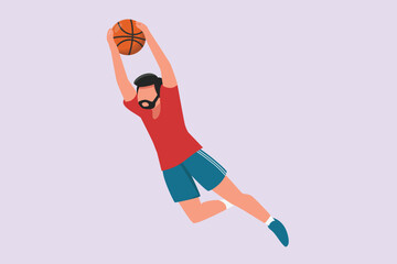 Sports concept. Colored flat vector illustration isolated.