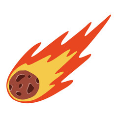 Meteorites vektor Illustration 