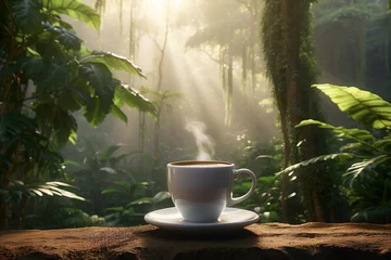 Foto op Plexiglas morning tea in the morning © dezinejunkie 2015