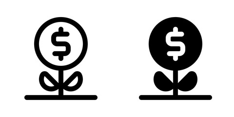 Editable interest vector icon. Part of a big icon set family.  Finance, business, investment, accounting. Perfect for web and app interfaces, presentations, infographics, etc