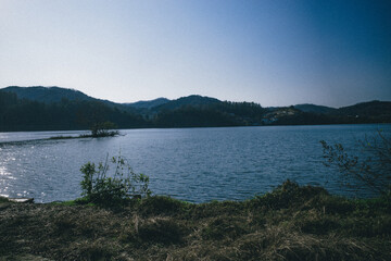 lake in the mountains