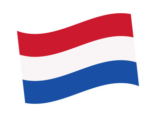 Netherlands Flag Vector Illustration