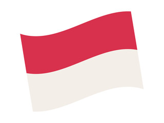 Indonesia Flag Vector Illustration