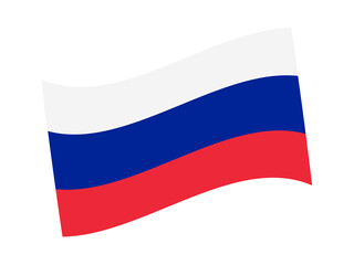Russia Flag Vector Illustration