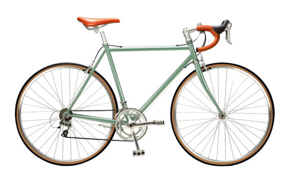 Bicycle, Zen Rider road bike, 3D image of Zen Rider road bike isolated on Transparent background.