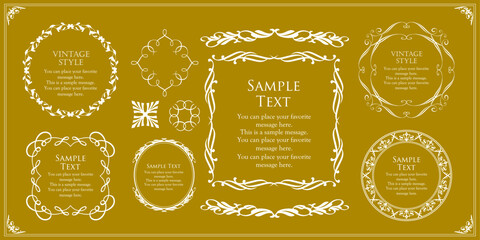 アンティークフレームセット