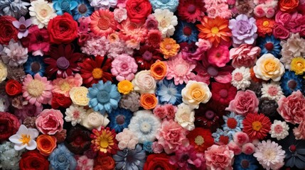 hand made Beautiful flower wall UHD Wallpaper