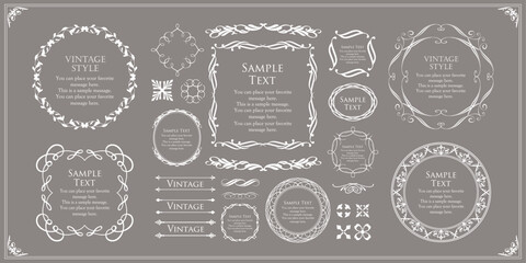 アンティークフレームセット