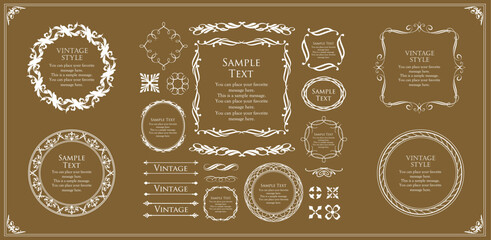 アンティークフレームセット