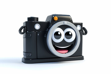 Cartoon camera mascot