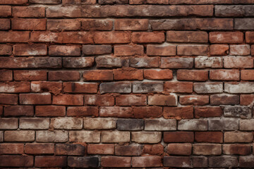 Fototapeta premium Brick wall background texture generated AI