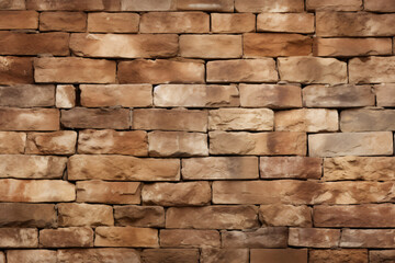 Brick wall background texture generated AI