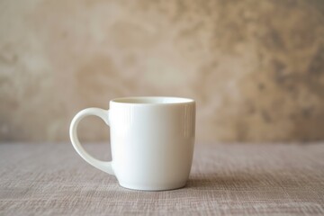 Capturing The Beauty Of A Symmetrical Coffee Cup In A Perfectly Aligned Ceramic Mug