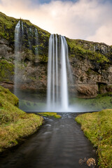 The Seljalandsfoss waterfall in Iceland