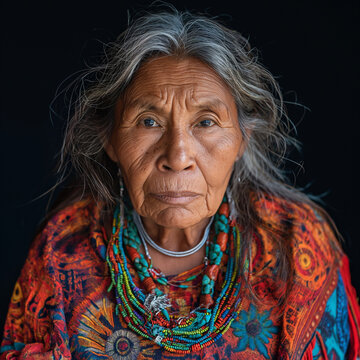 Mujer indigena de Guna Yala, Panama