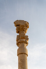Ruin of ancient city Persepolis, Iran. Persepolis is a capital of the Achaemenid Empire. UNESCO...