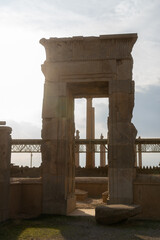 Ruin of ancient city Persepolis, Iran. Persepolis is a capital of the Achaemenid Empire. UNESCO...