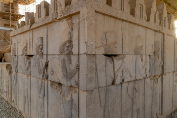 Ruin of ancient city Persepolis  Iran. Persepolis is a capital of the Achaemenid Empire. UNESCO...