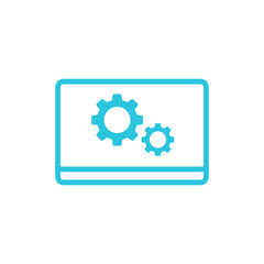Website Maintenance icon. From blue icon set.