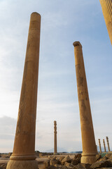 Ruin of ancient city Persepolis  Iran. Persepolis is a capital of the Achaemenid Empire. UNESCO...