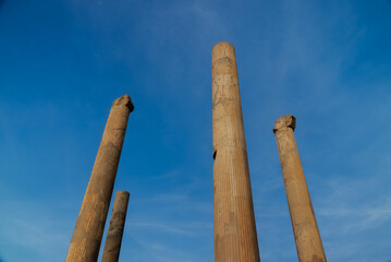 Ruin of ancient city Persepolis  Iran. Persepolis is a capital of the Achaemenid Empire. UNESCO...