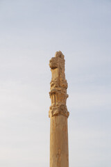 Ruin of ancient city Persepolis, Iran. Persepolis is a capital of the Achaemenid Empire. UNESCO...