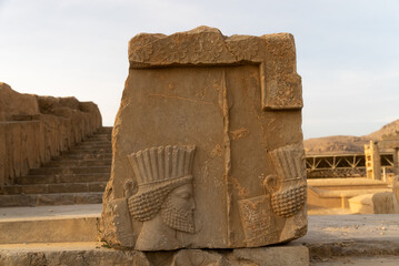 Ruin of ancient city Persepolis  Iran. Persepolis is a capital of the Achaemenid Empire. UNESCO...