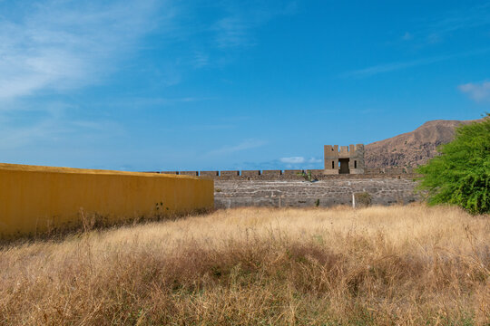 Ruins of the gruesome Tarrafal concentration camp, Santiago Island, Cape Verde (Cabo Verde)